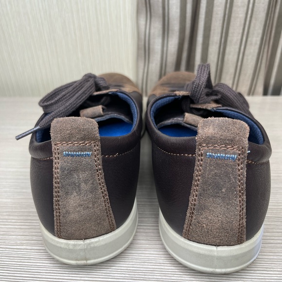 ecco shoes casual sneakers men size 46 US 12.5 brown leather Upper main image 7